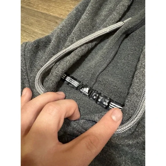 Men's Size Medium Adidas Los Angeles Lakers Pullover Sweatshirt Hoodie Gray Used - Picture 3 of 5